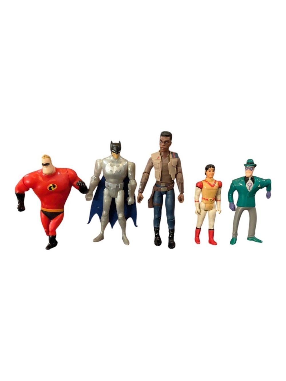 Action Figure Lot Of 5 Batman, Starwars, The Incredibles, Voltron